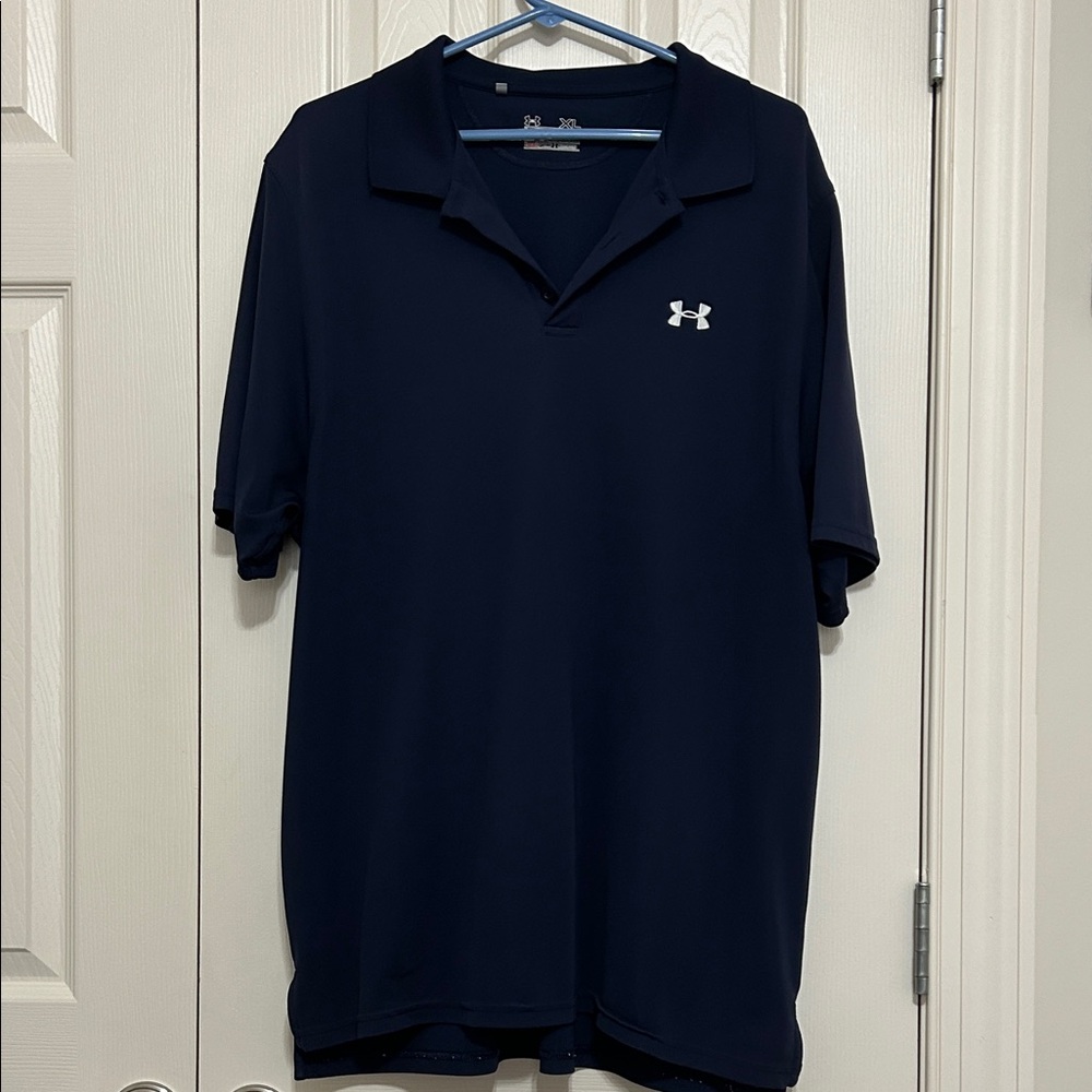 Under Armour Men's Dark Blue Polo Shirt